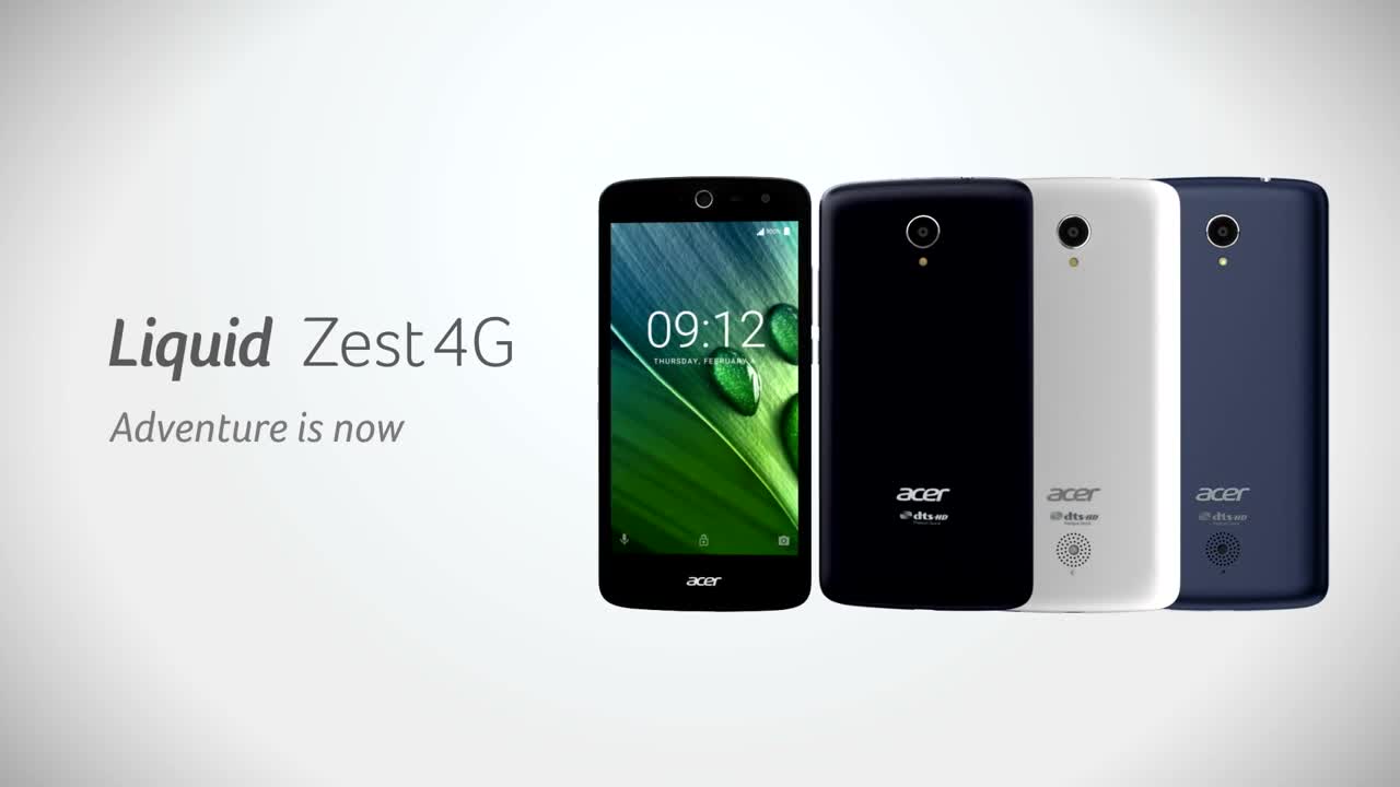 Acer presenta lo smartphone Liquid Zest 4G