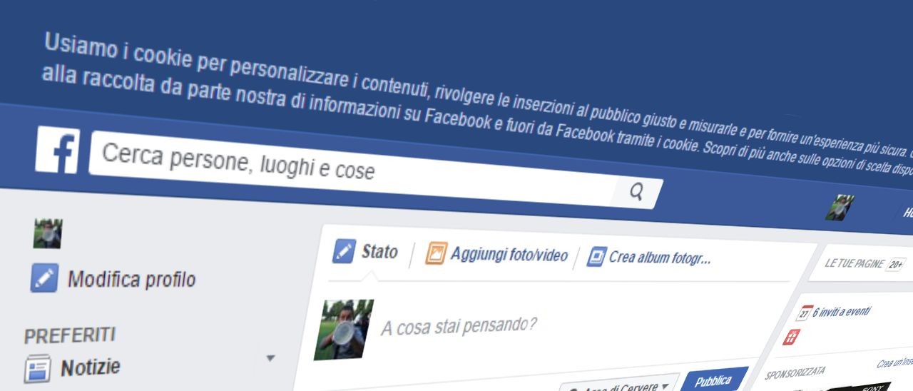 Facebook si adegua alla Cookie Law