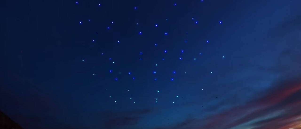 Droni: Intel li usa come i fuochi d'artificio