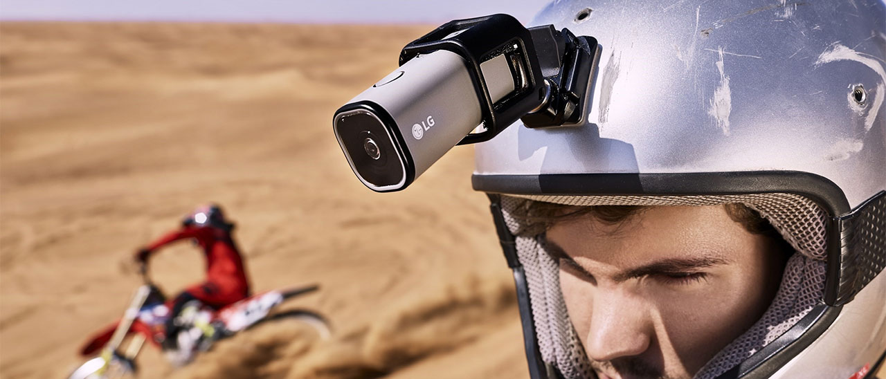 LG Action CAM LTE per lo streaming live