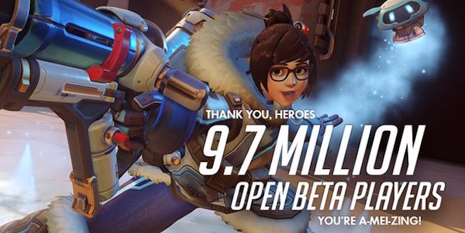 Overwatch, 9 milioni di giocatori per l'open beta