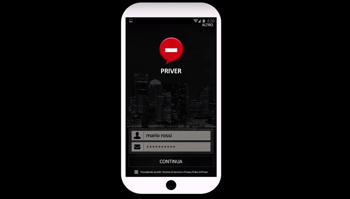 Priver: l'app per una vita più riservata