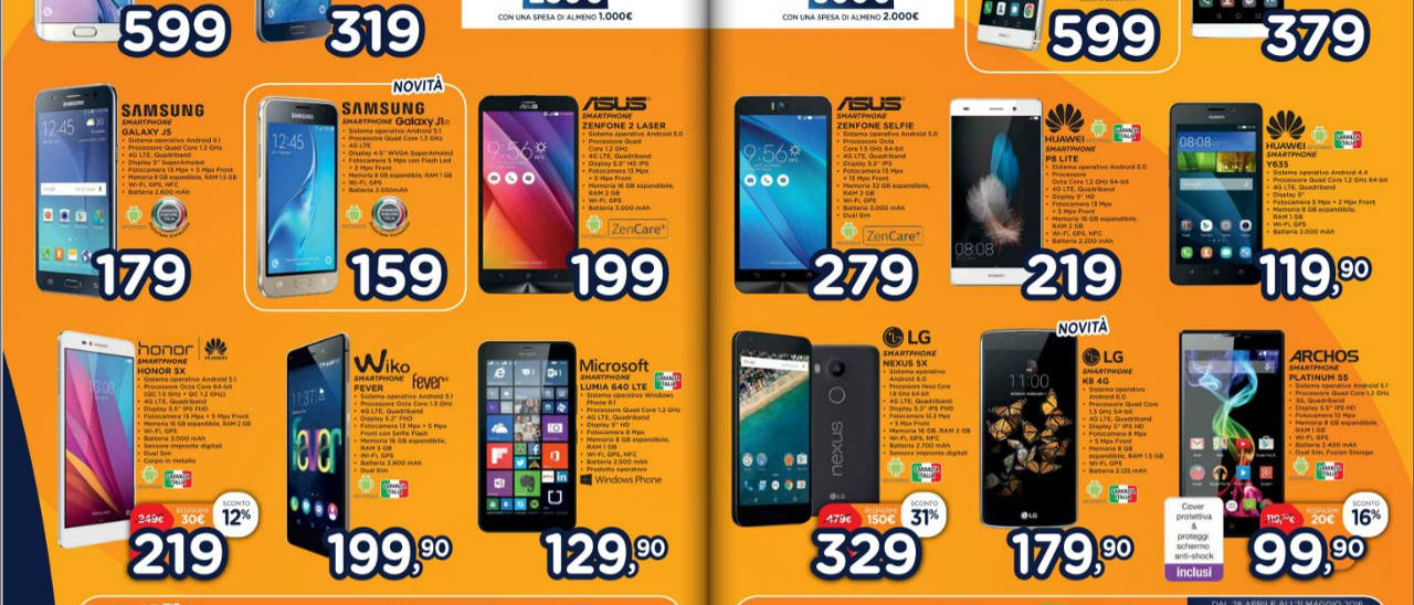 Volantino Unieuro: più spendi e più risparmi