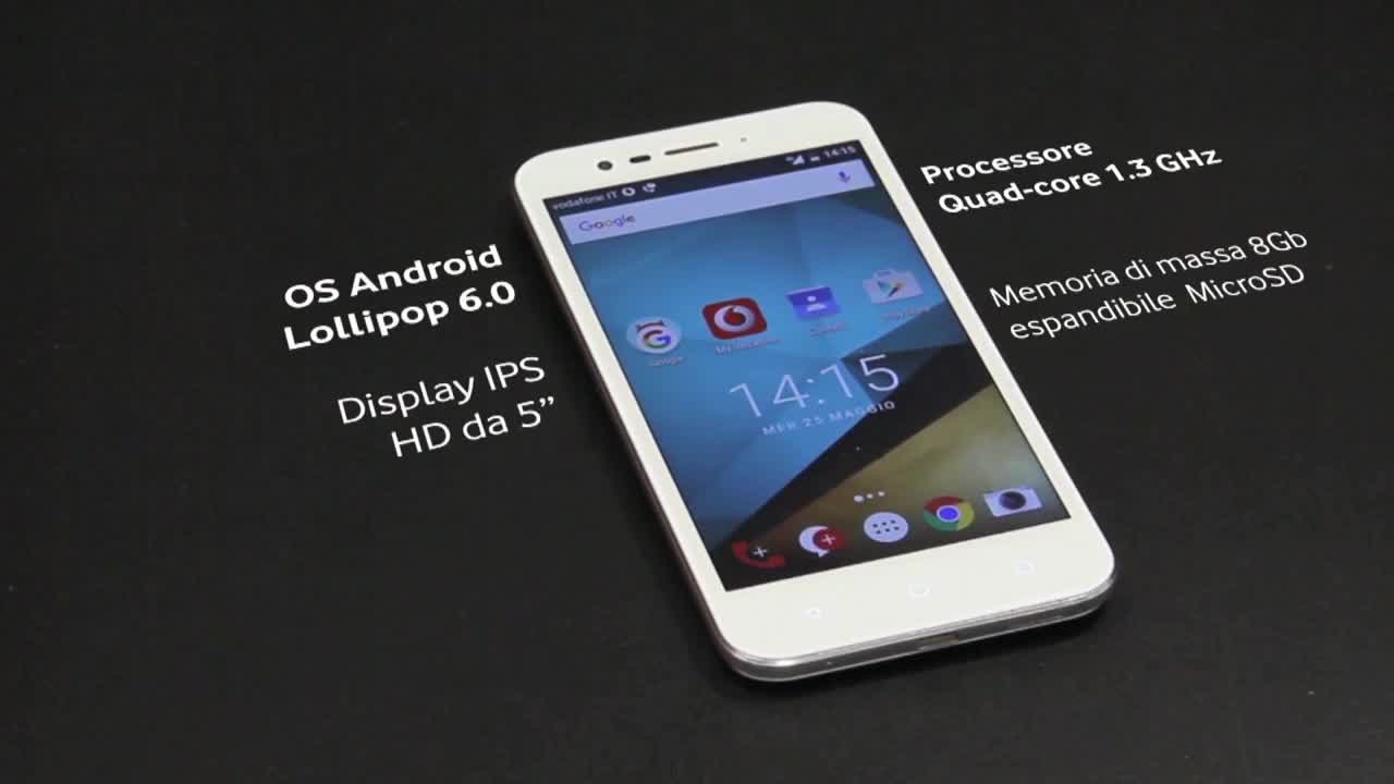 Lo smartphone Smart prime 2016 di Vodafone