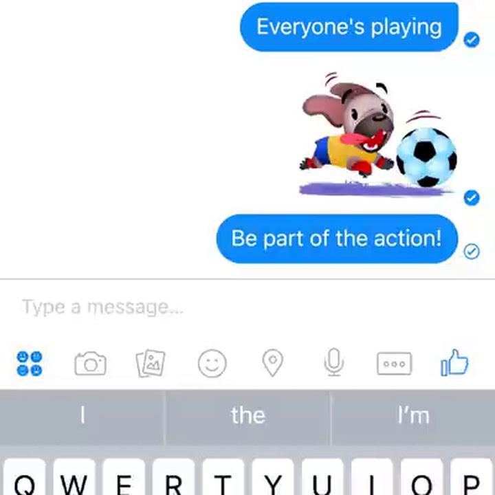Keepy Up - MiniGioco Messenger