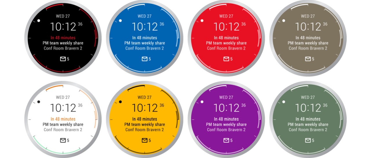 Outlook per Android Wear ottiene una watch face