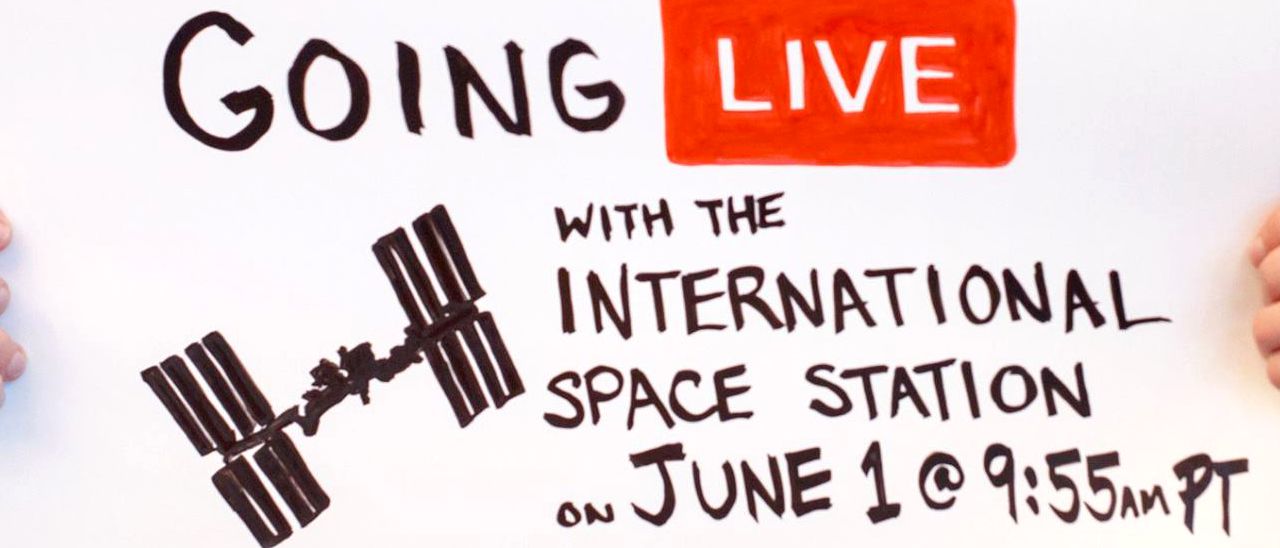 Facebook, in diretta dallo spazio