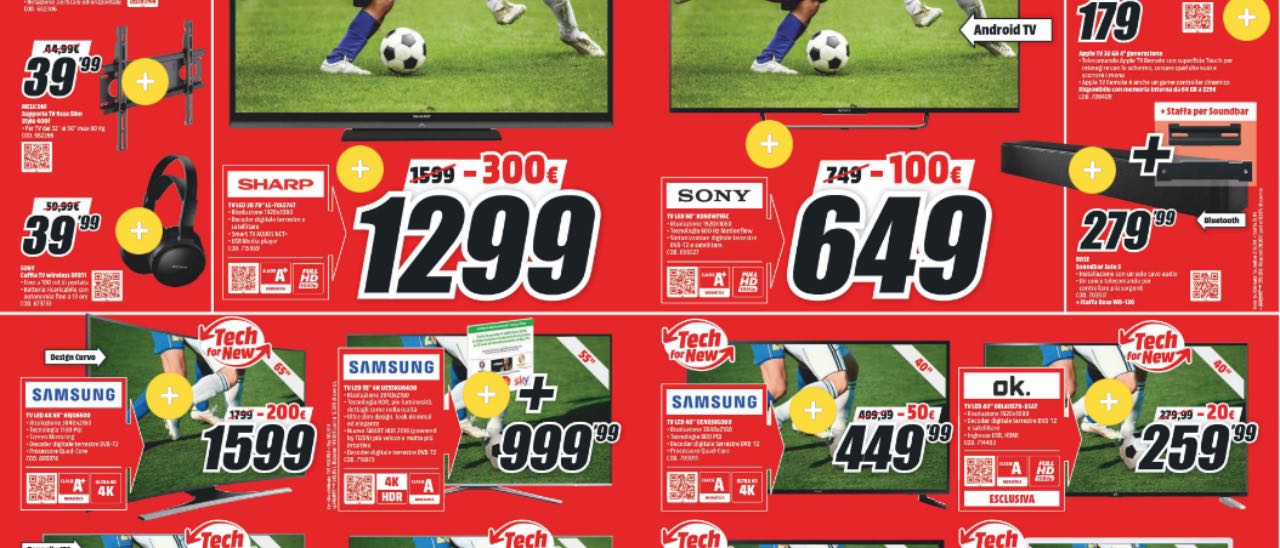 Volantino MediaWorld: Xbox One 1TB a 329 euro