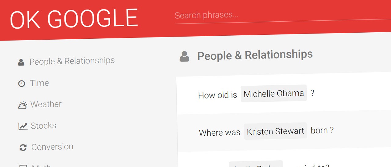 Ok Google: tutti i comandi vocali di Google Now