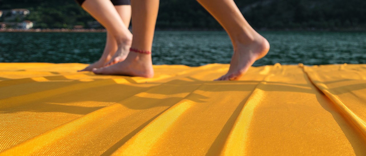 The Floating Piers, la passerella su Street View