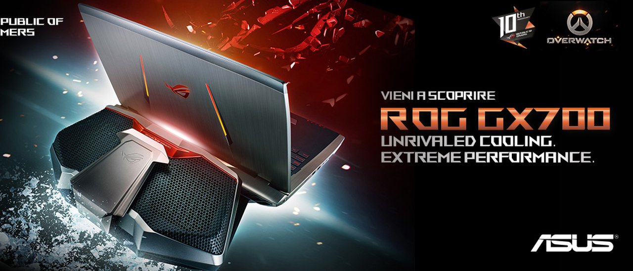 ASUS ROG GX700 arriva sul mercato italiano