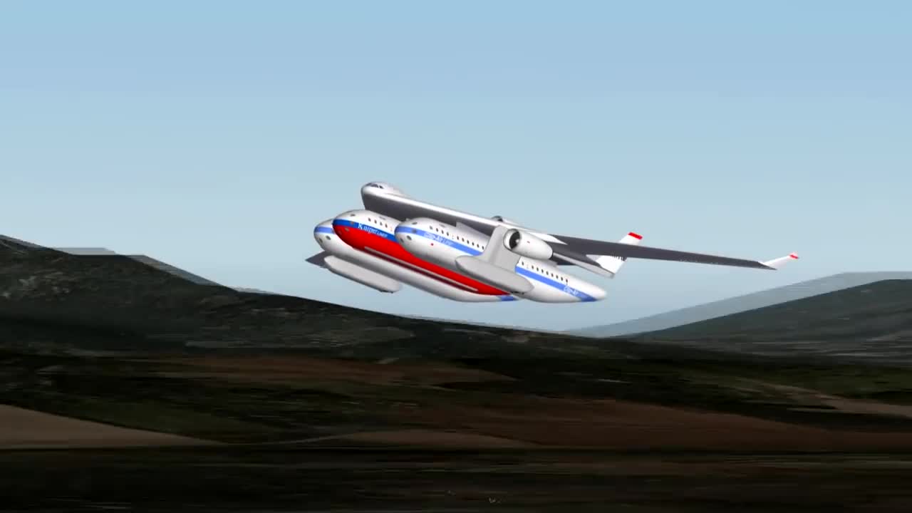 Un concept per l'aereo modulare Clip-Air