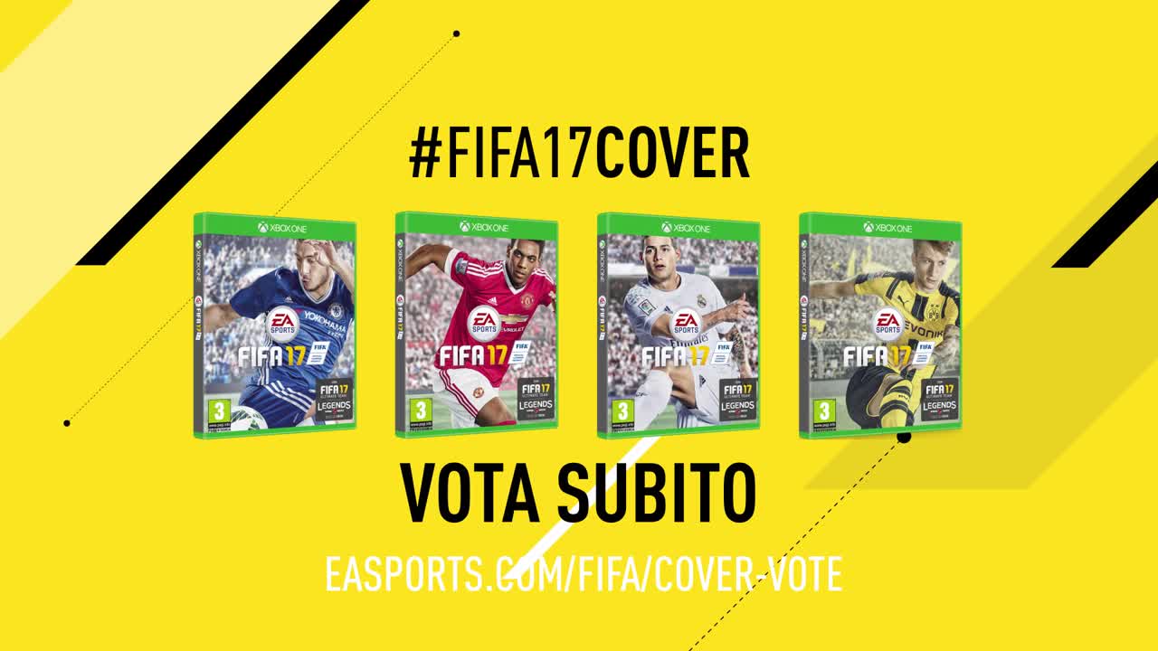 FIFA 17: la copertina la decidono i fan
