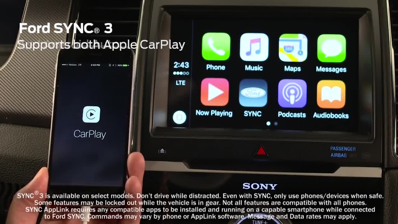 Ford SYNC 3: supporto ad Android Auto e CarPlay