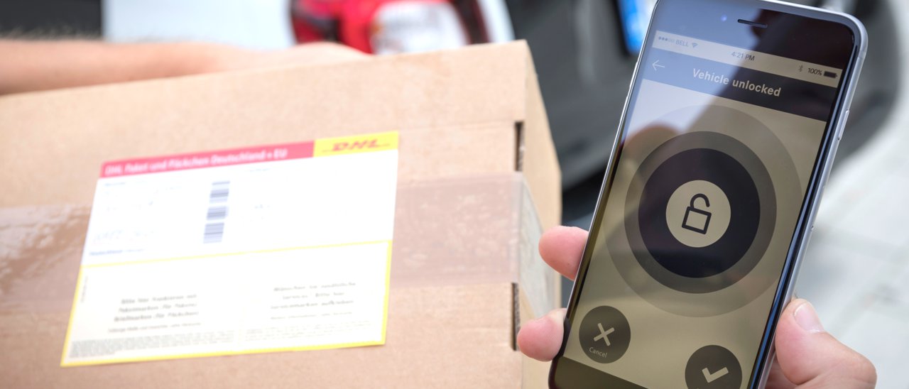 Daimler, il pacco viene consegnato sulla tua auto