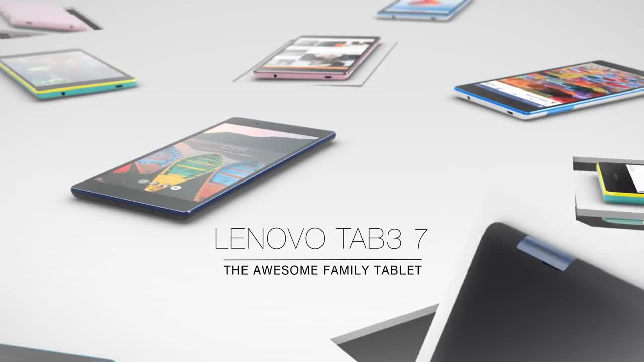 La famiglia di tablet Lenovo Tab 3 da 7 pollici