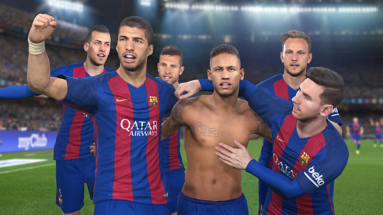 PES 2017: Konami annuncia la partnership con il Barcellona - immagini e video