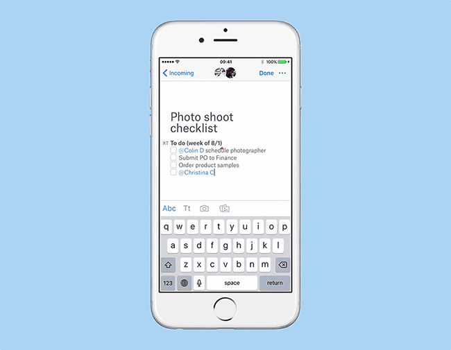 Dropbox Paper per iOS