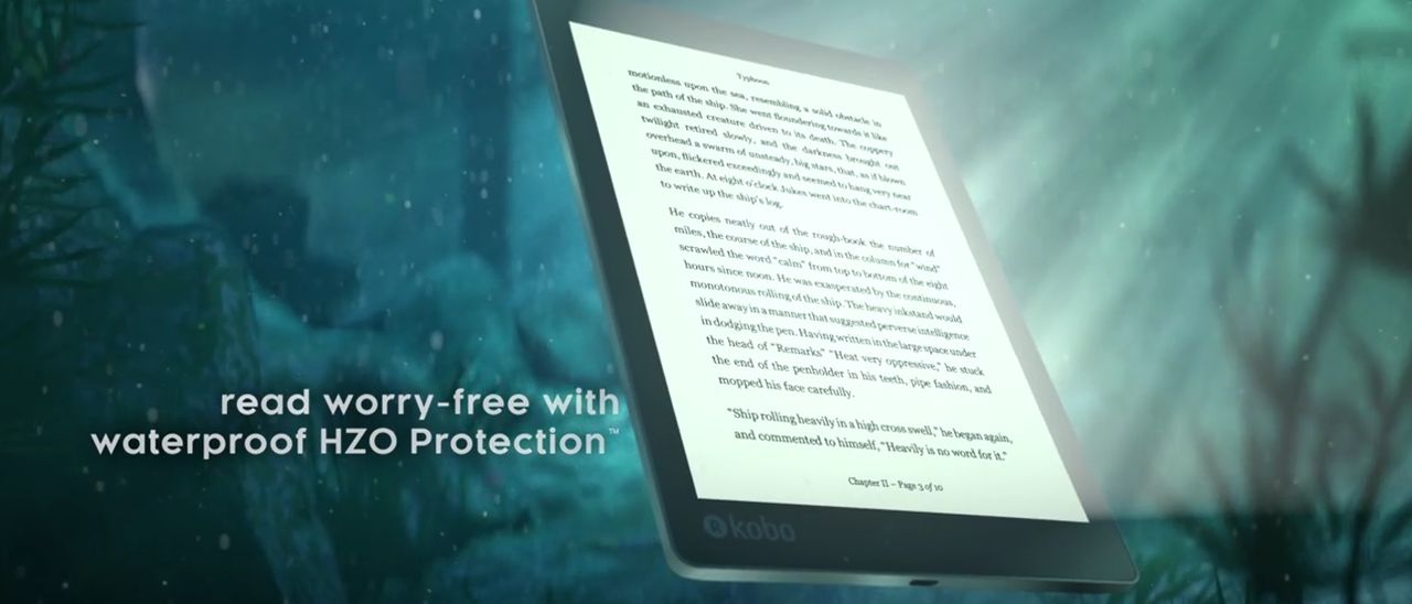 Kobo Aura One, ebook reader resistente all'acqua