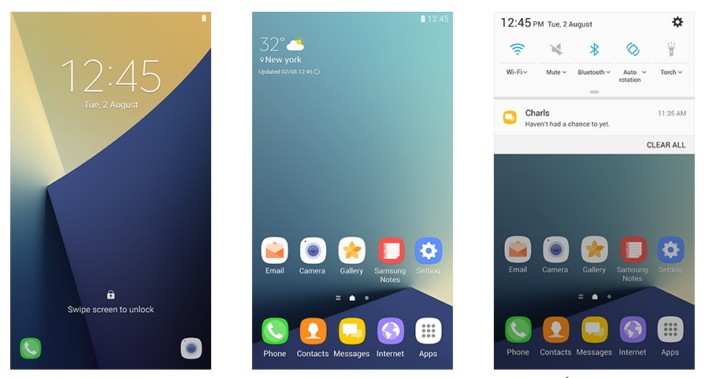 Samsung Galaxy Note 7 TouchWiz