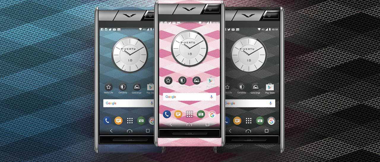 Vertu Aster Chevron, titanio e cristallo di zaffiro