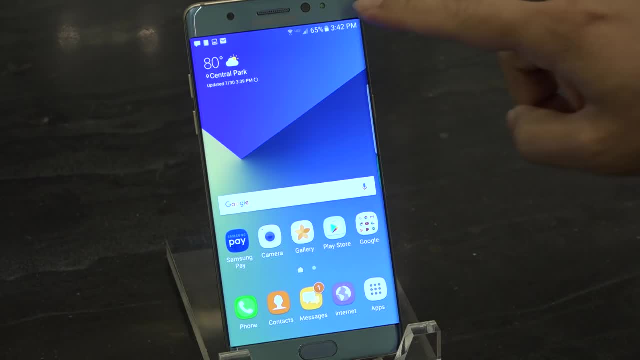 Samsung Galaxy Note 7: l'interfaccia TouchWiz