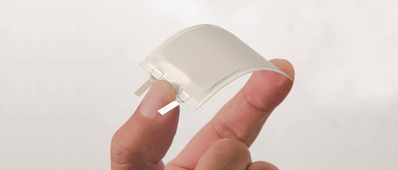 Panasonic progetta una batteria flessibile