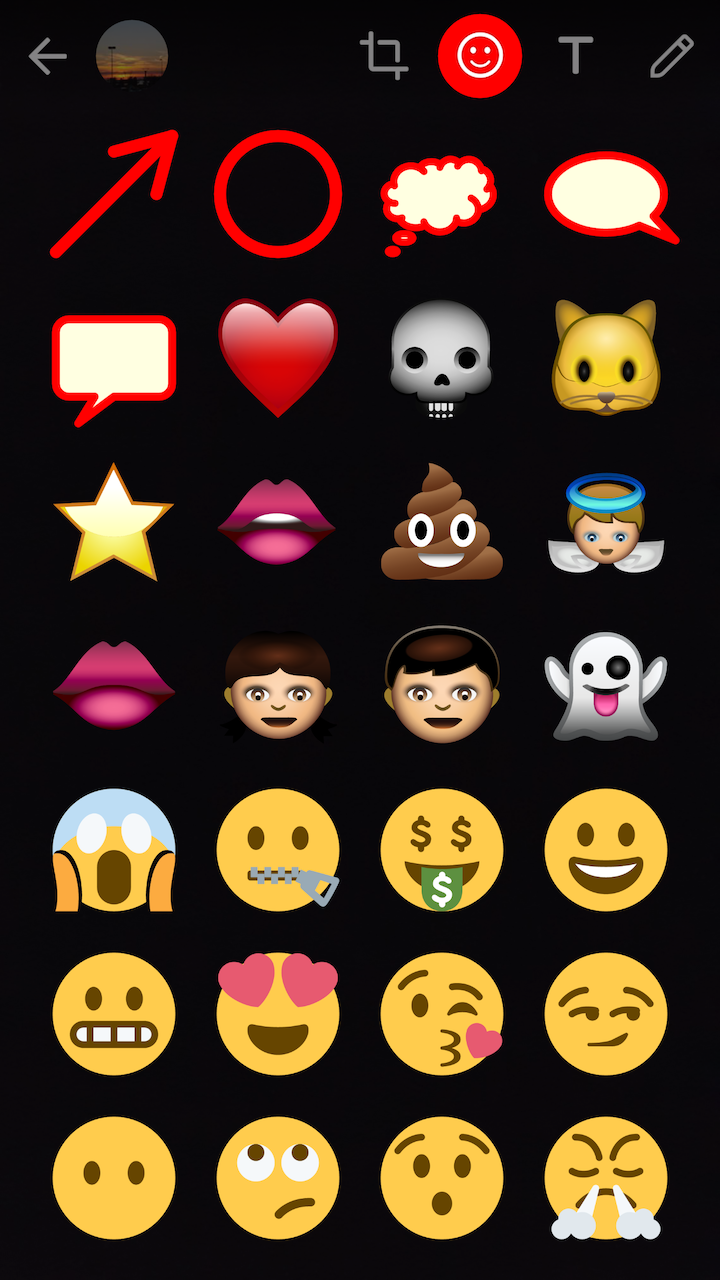 WhatsApp emoji