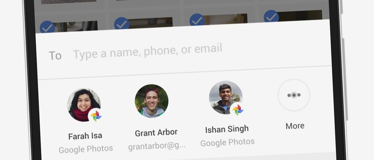 Google Foto semplifica la condivisione