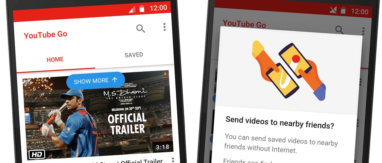 YouTube Go: lo streaming video diventa offline