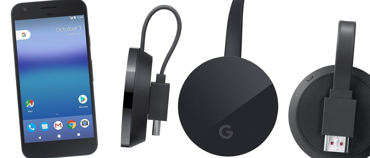 Google Pixel e Chromecast Ultra, i primi render