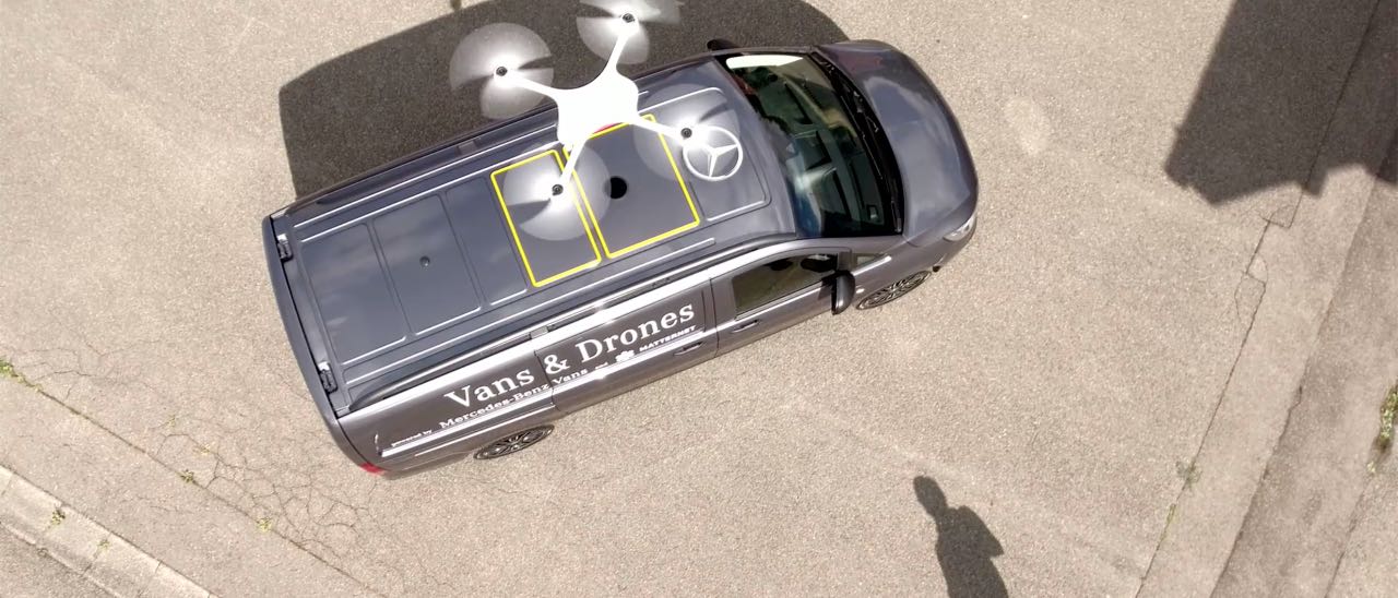 Mercedes: droni per le consegne porta a porta