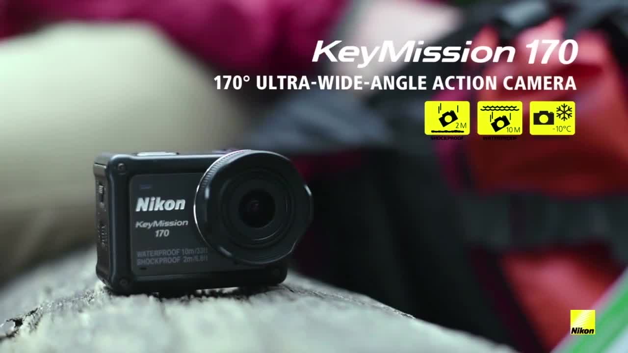 Le action camera Nikon KeyMission 80, 170 e 360