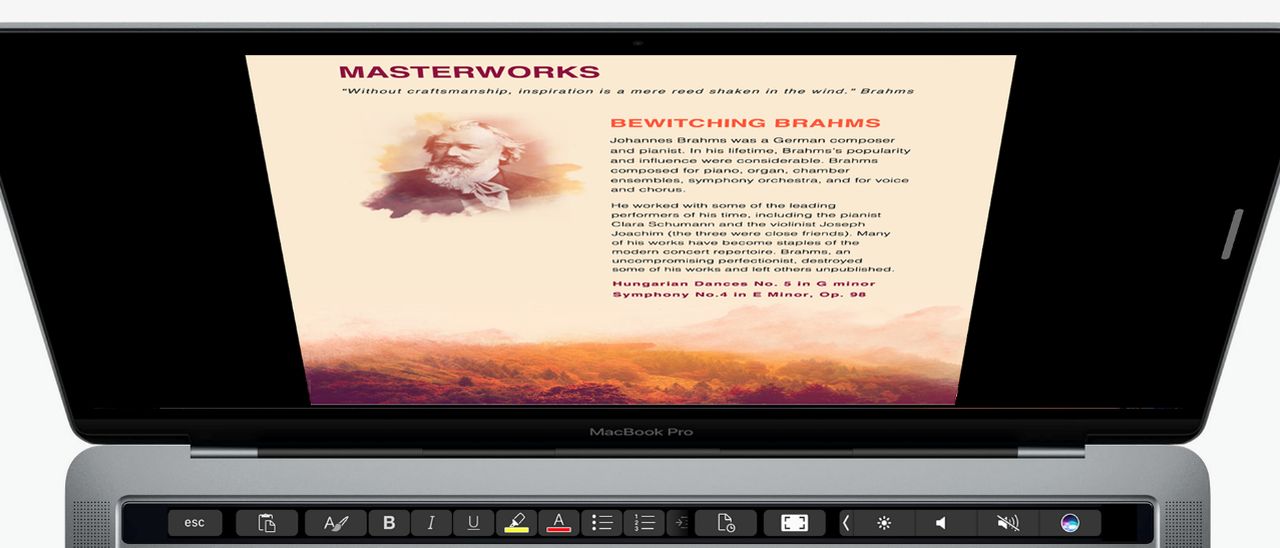 Office supporta la Touch Bar dei nuovi MacBook Pro