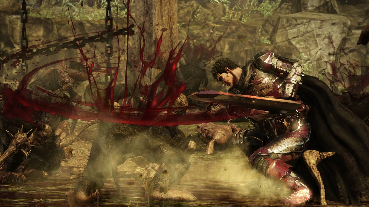 Berserk and the Band of the Hawk: la brutalità del combat system in nuove immagini