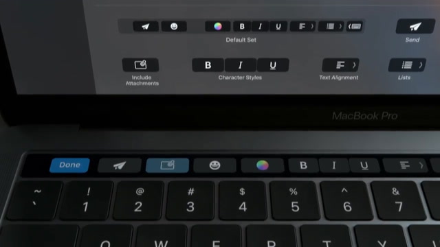 Il nuovo MacBook Pro con Touch Bar
