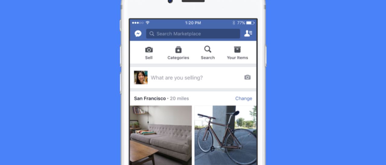 Facebook lancia Marketplace per il social selling