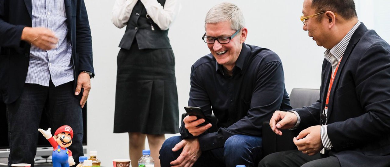 Tim Cook, meeting con Nintendo in Giappone