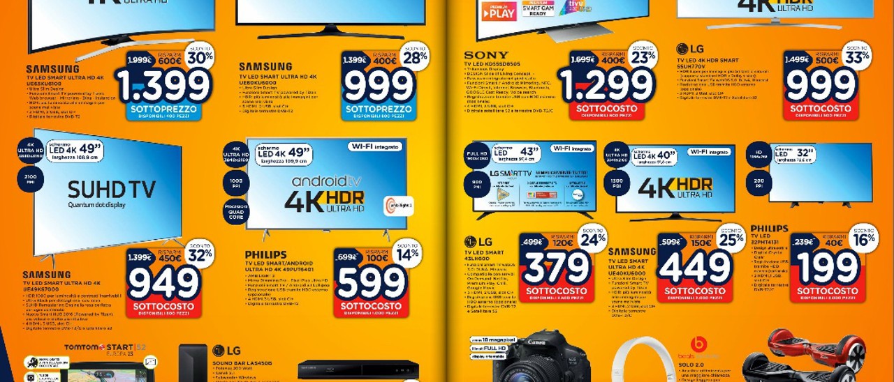 Sottocosto Unieuro, Galaxy S7 a 599 euro