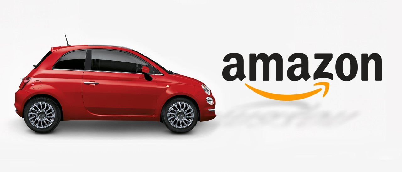 La Fiat 500 si noleggia su Amazon