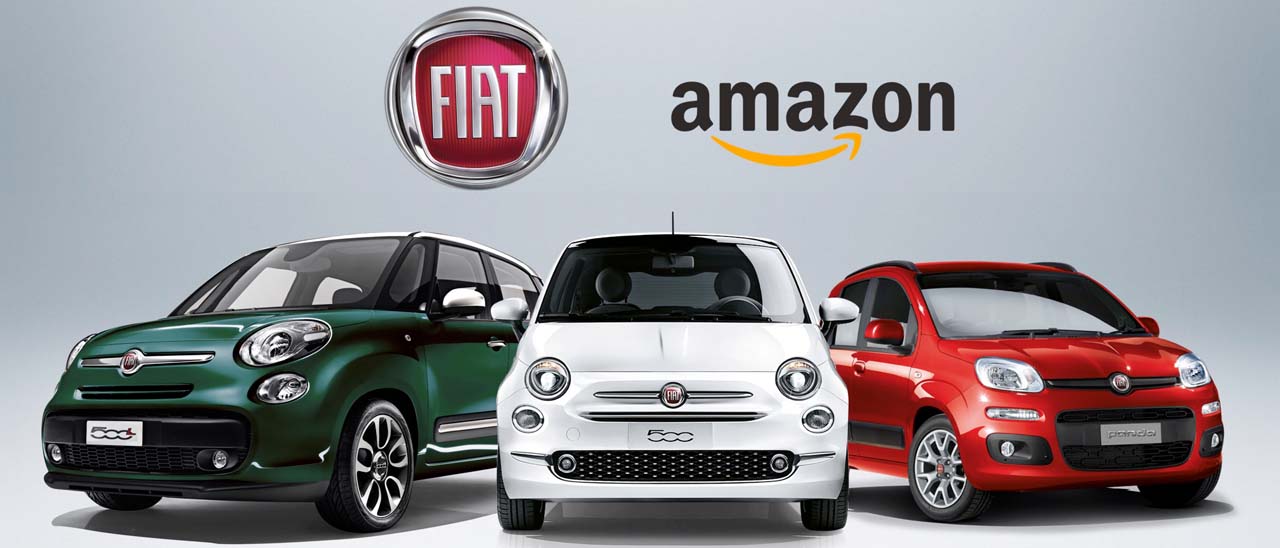 Fiat a portata di click con Amazon