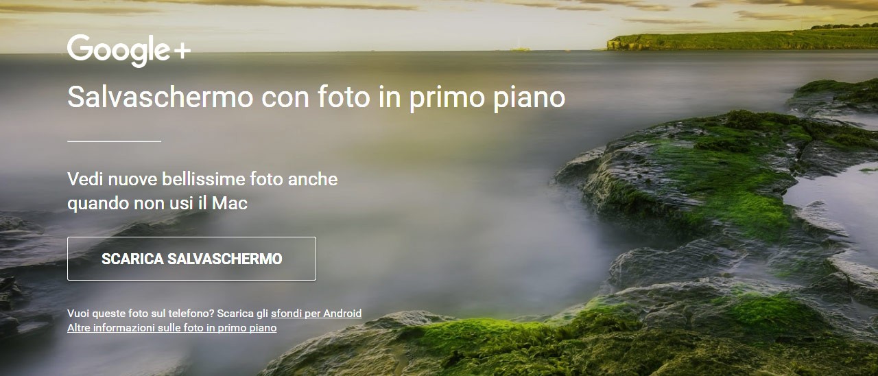 Google lancia Salvaschermo, ma solo per i Mac