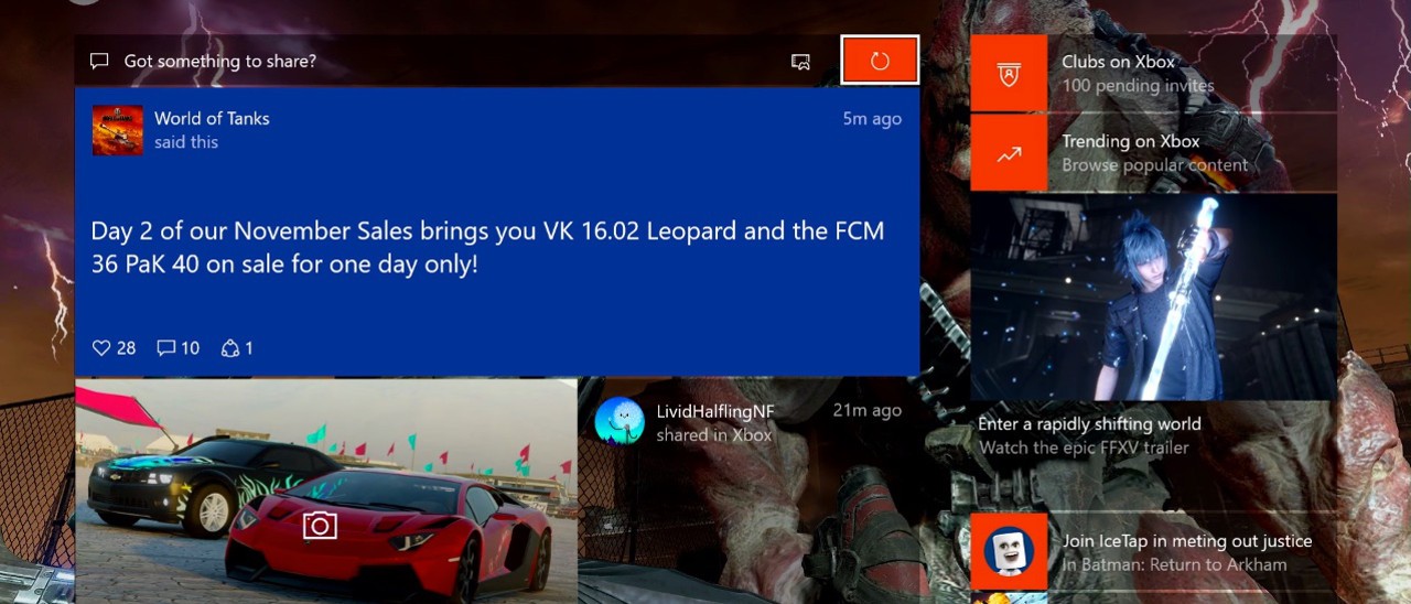 Microsoft, arriva Xbox Holiday Update per Xbox One