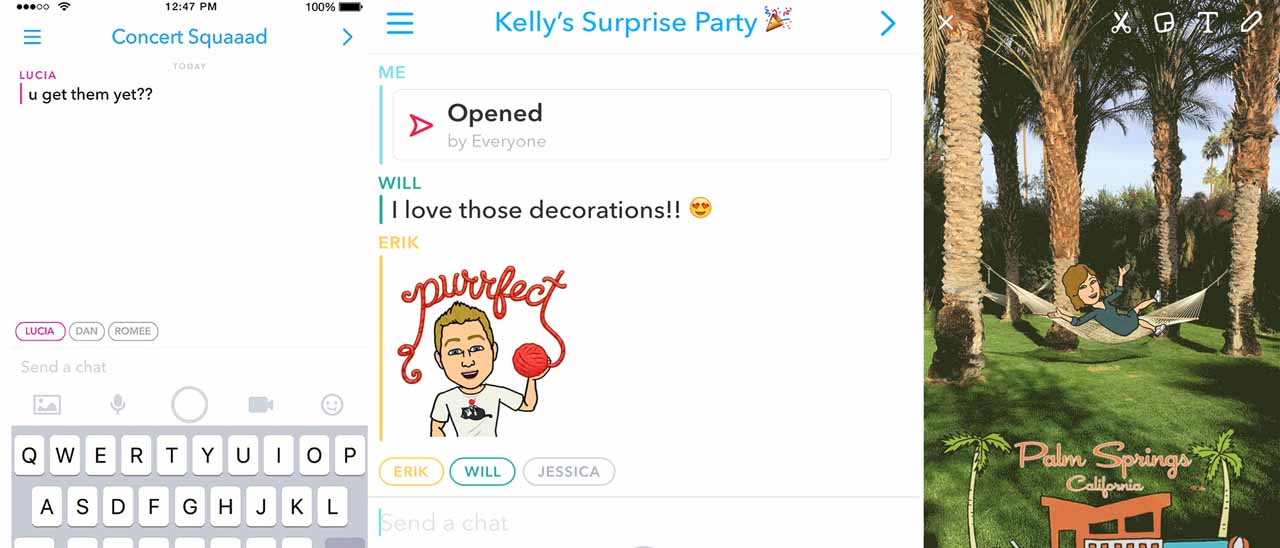 Arrivano i Gruppi su Snapchat