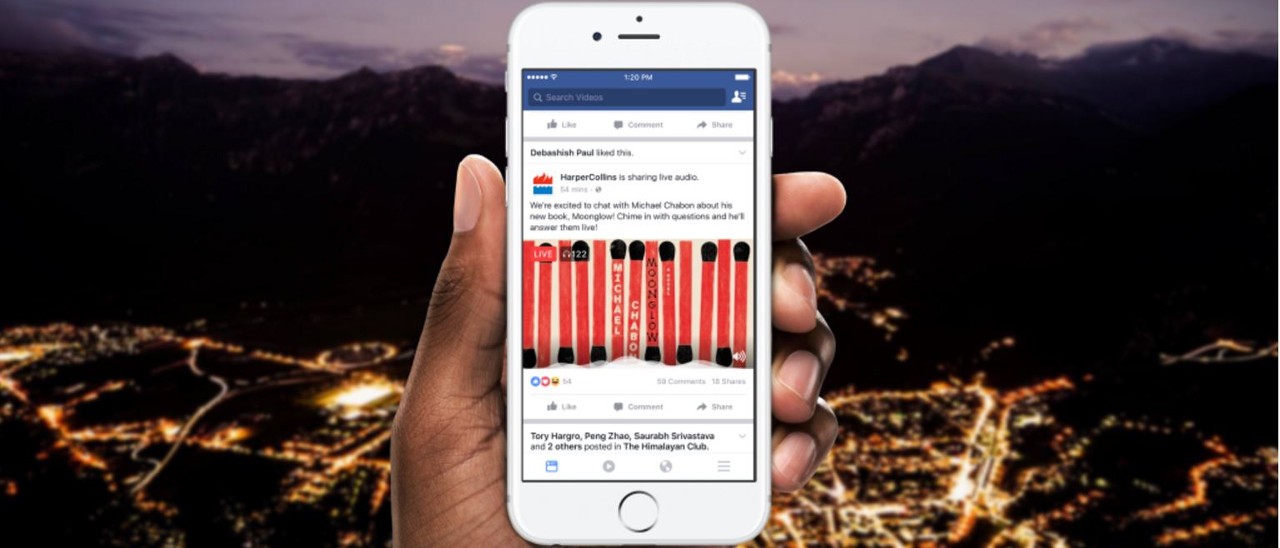 Facebook diventa una radio