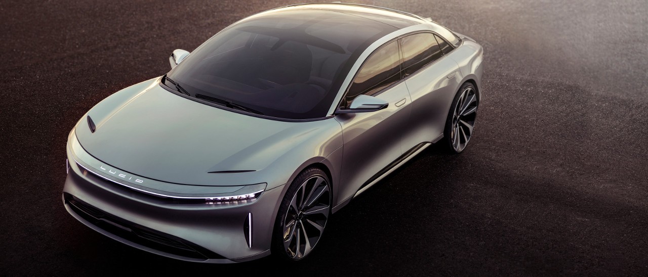 Lucid Air: 400 miglia in elettrico