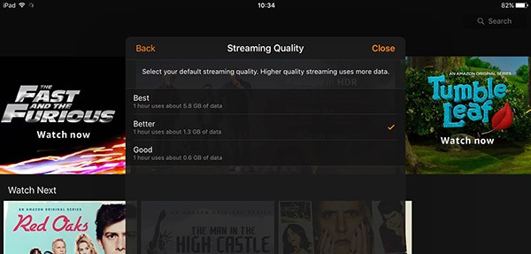 Qualità Amazon Prime Video