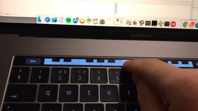 Touch Bar Piano