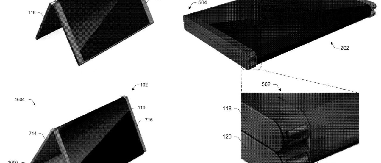 Brevetto Microsoft per un smartphone pieghevole