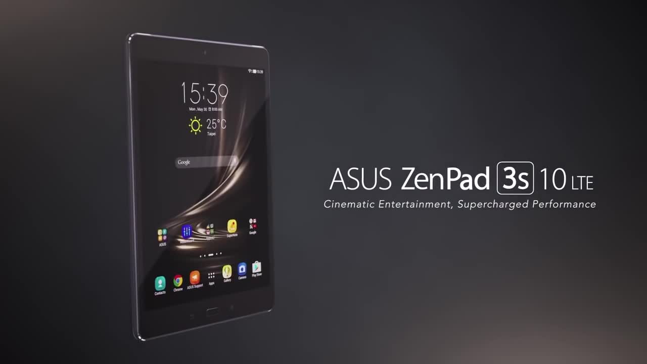 Il tablet ASUS ZenPad 3S 10 in versione LTE